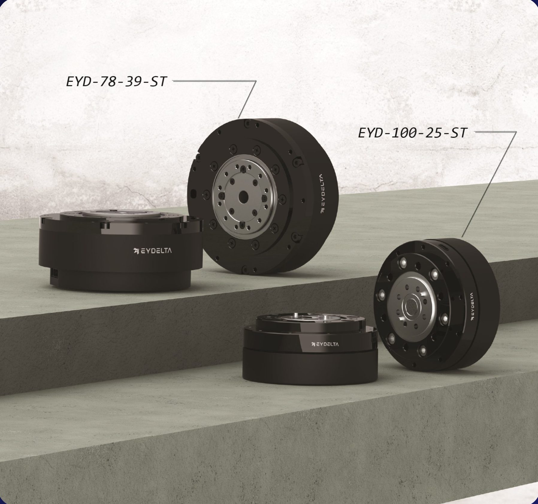 EYDelta 78-39-ST and 100-25-ST robotic actuators